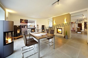 Einblick in unsere Kaminofenausstellung in Boke