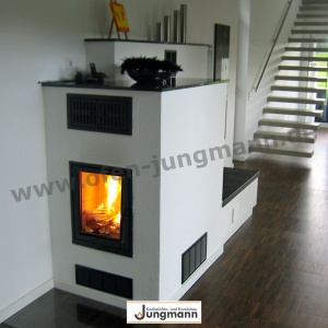 Kachelofen mit keramischen Zügen in Salzkotten