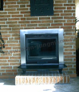 Umbau er ehemals offenen Feuerstelle