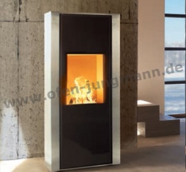 Der wasser- und luftführende Spartherm Mellino Pelletofen