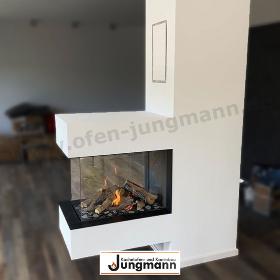 Gaskamin-3-seitig | Kachelofen Jungmann