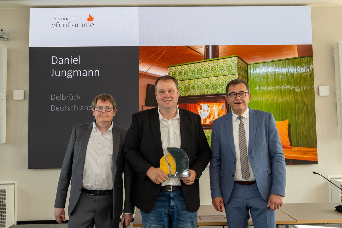 Preisverleihung für den Gewinnerofen der Ofenflamme 2023 Preisverleihung für den Gewinnerofen der Ofenflamme 2023